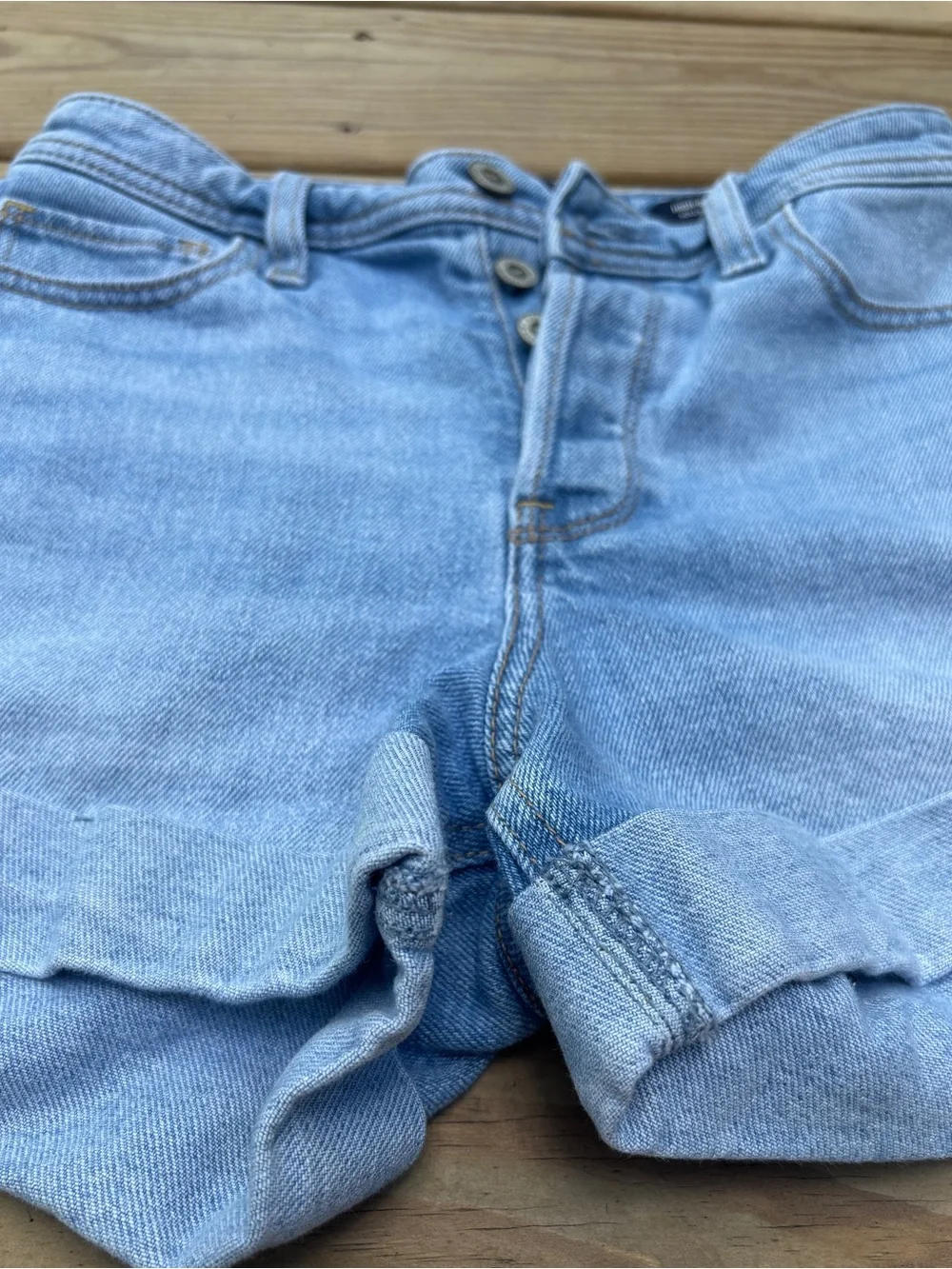 Hollister High-Rise Denim Shorts